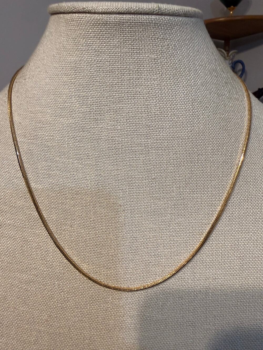 Vintage Napier 20” Gold Tone Link Chain Necklace